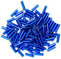 The Craft Factory Bugle Beads - 6mm - Royal Blue
