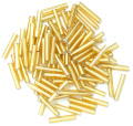 The Craft Factory Long Bugle Beads - 9mm - Gold