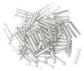The Craft Factory Long Bugle Beads - 9mm - Silver