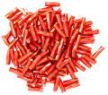 The Craft Factory Twisted Bugle Beads - 7mm - Red