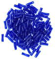 The Craft Factory Twisted Bugle Beads - 7mm - Royal Blue