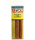Stix2 Tri Pak Seed Bee'd and Fine Glitter - Gold