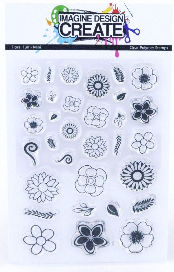 Floral Fun A7 Stamp Set for card making and papercrafts