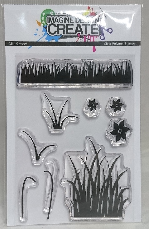 Mini Grasses A7 stamp set for card making and papercrafts