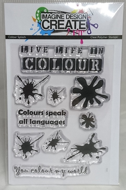 Colour Splash A7 stamp set for card making and papercrafts