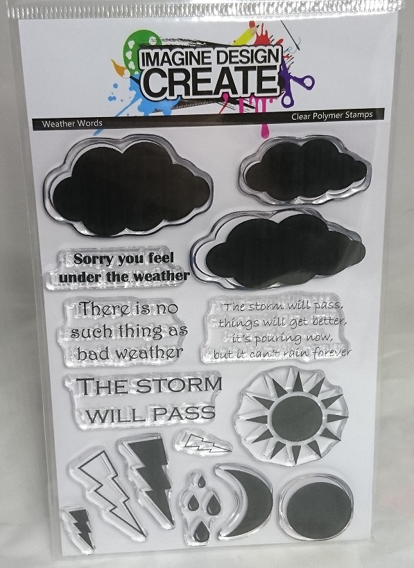 Weather Words:  - A6 Stamp set