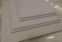 150mm x 150mm (6” x 6") 20 pack of 300gsm White Mat & Layer Card Cuts 