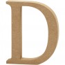 Wooden letter - 13cm - D