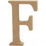 Wooden letter - 13cm - F