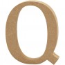 Wooden letter - 13cm - Q