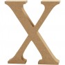 Wooden letter - 13cm - X