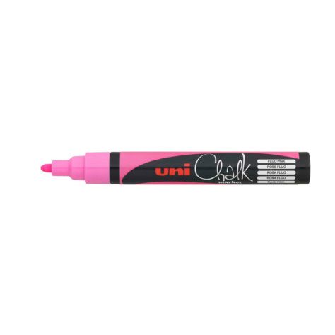 uni Chalk marker - Nib size: 1.8- 2.5mm bullet tip - fluo pink