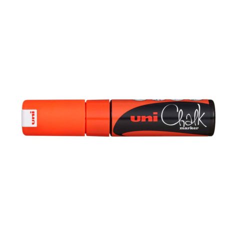 uni Chalk Marker - Nib size: 8mm chisel tip - fluo orange