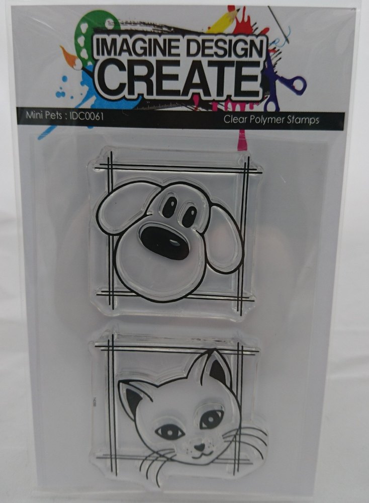 Mini Pets: IDC0061  A7 Stamp set for card making and papercrafts