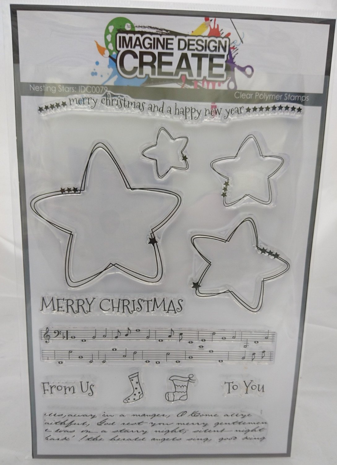 Nesting Stars A5 stamp set 