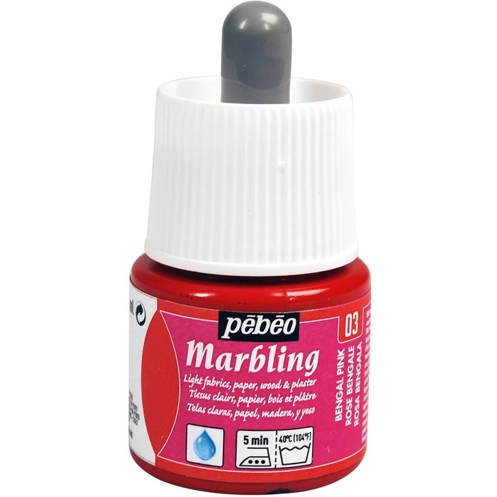 Pebeo Marbling Ink - Bengal Pink