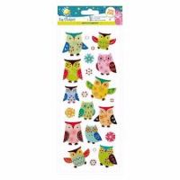 Fun Stickers - Glitter Owls