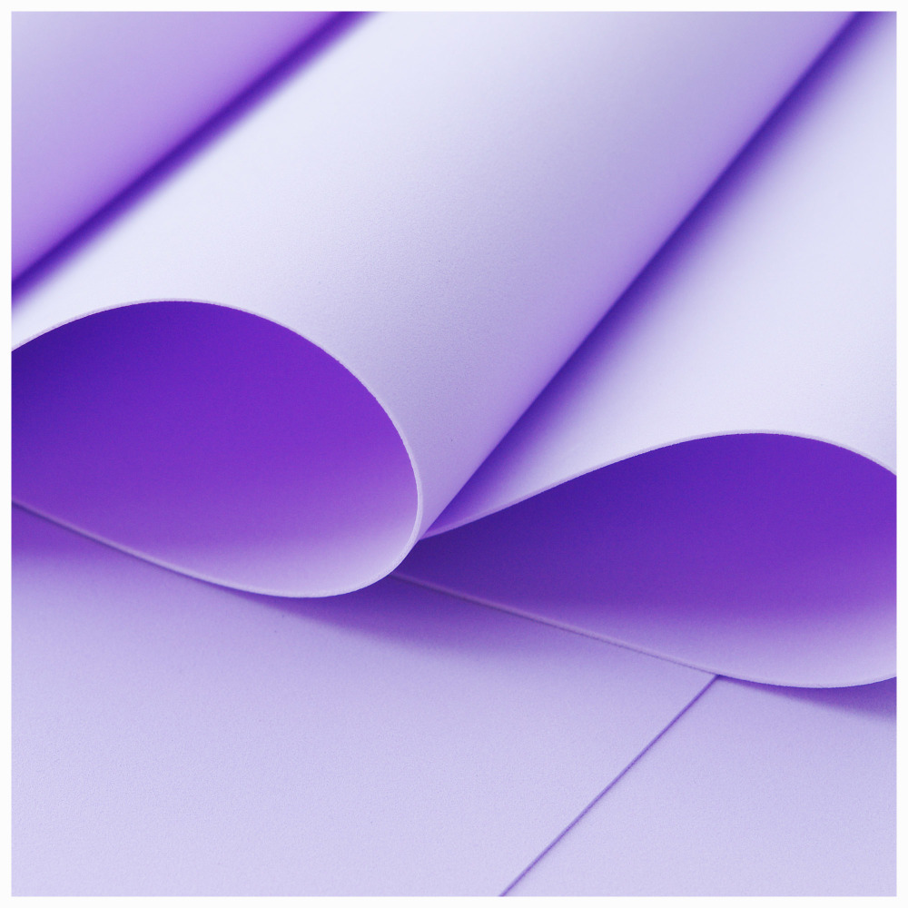 Light Violet Foamiran - Flower making foam (Large sheet 60 x 70cm) 