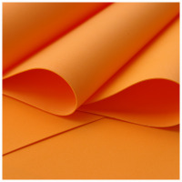 Orange Foamiran - Flower making foam (Large sheet 60 x 70cm) 