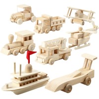 Dumper Truck - Wooden Transportation Vehicles Assembly Kit