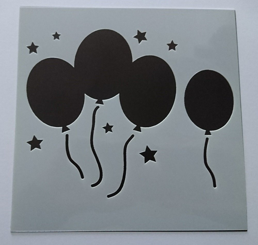 Birthday Balloons 6x6