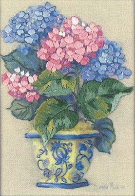Dimensions embroidery - Colourful Hydrangea