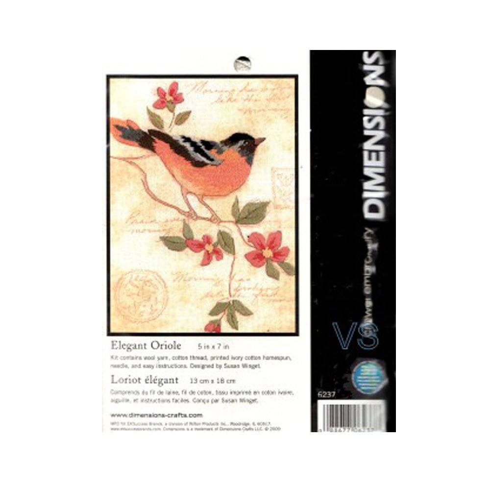 Dimensions Embroidery - Elegant Oriole