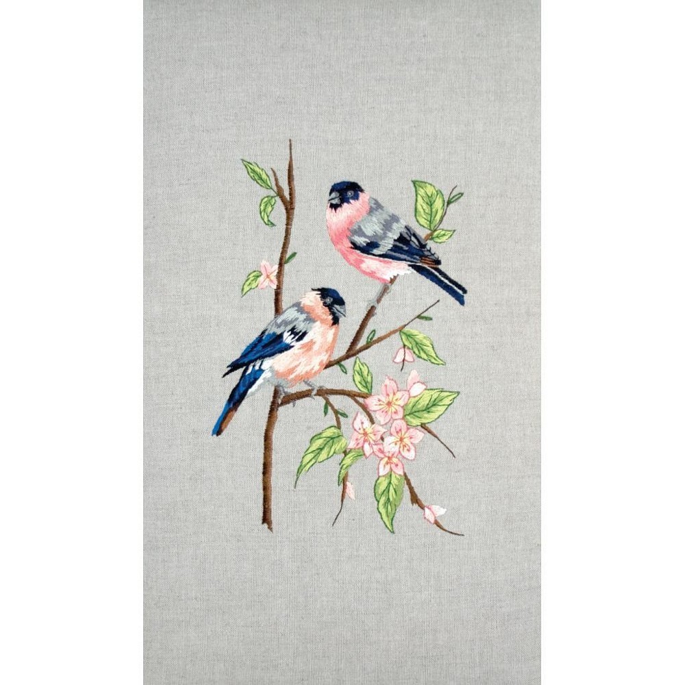 Anchor Freestyle Embroidery Kit - Bullfinches