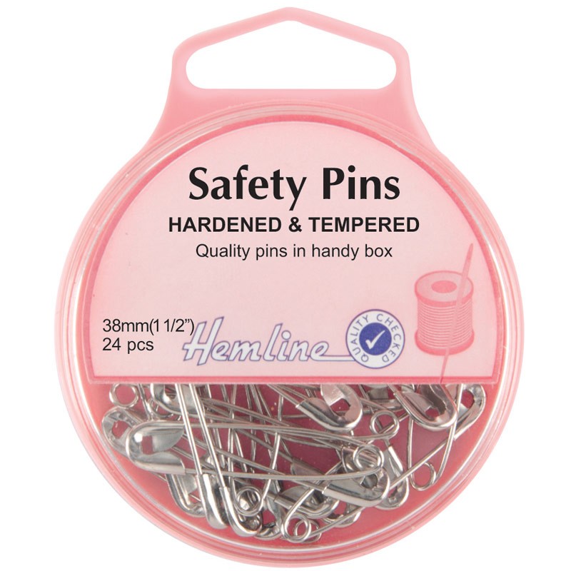 Hemline safety pins - 38mm