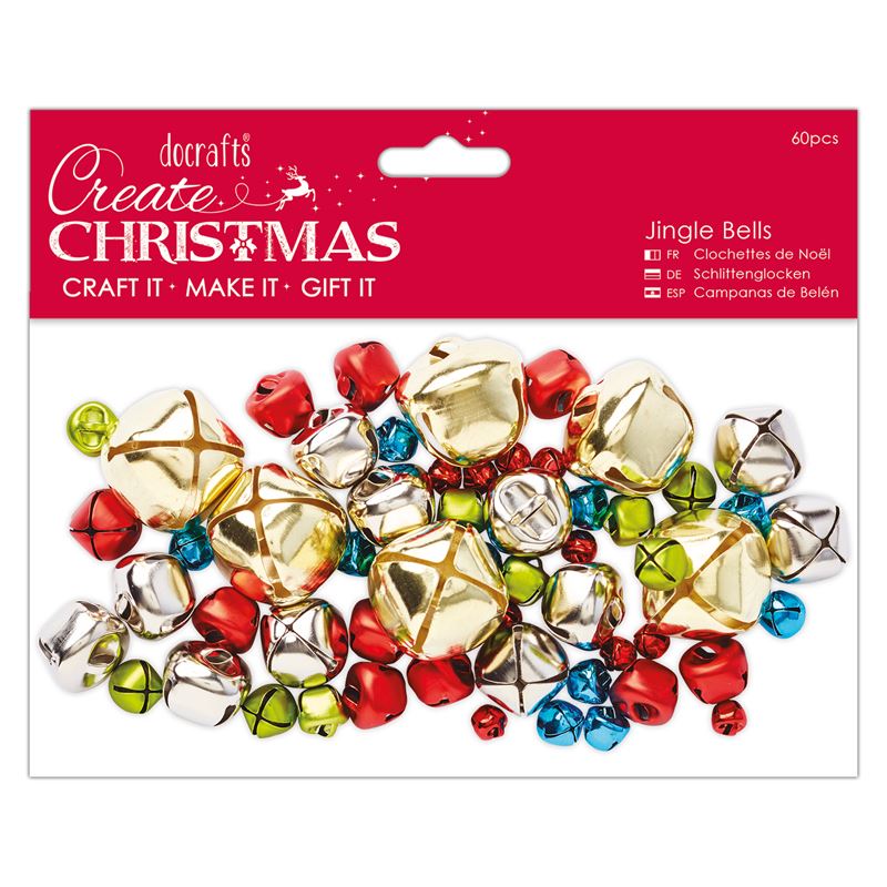 Jingle Bells - assorted colours (60pcs)