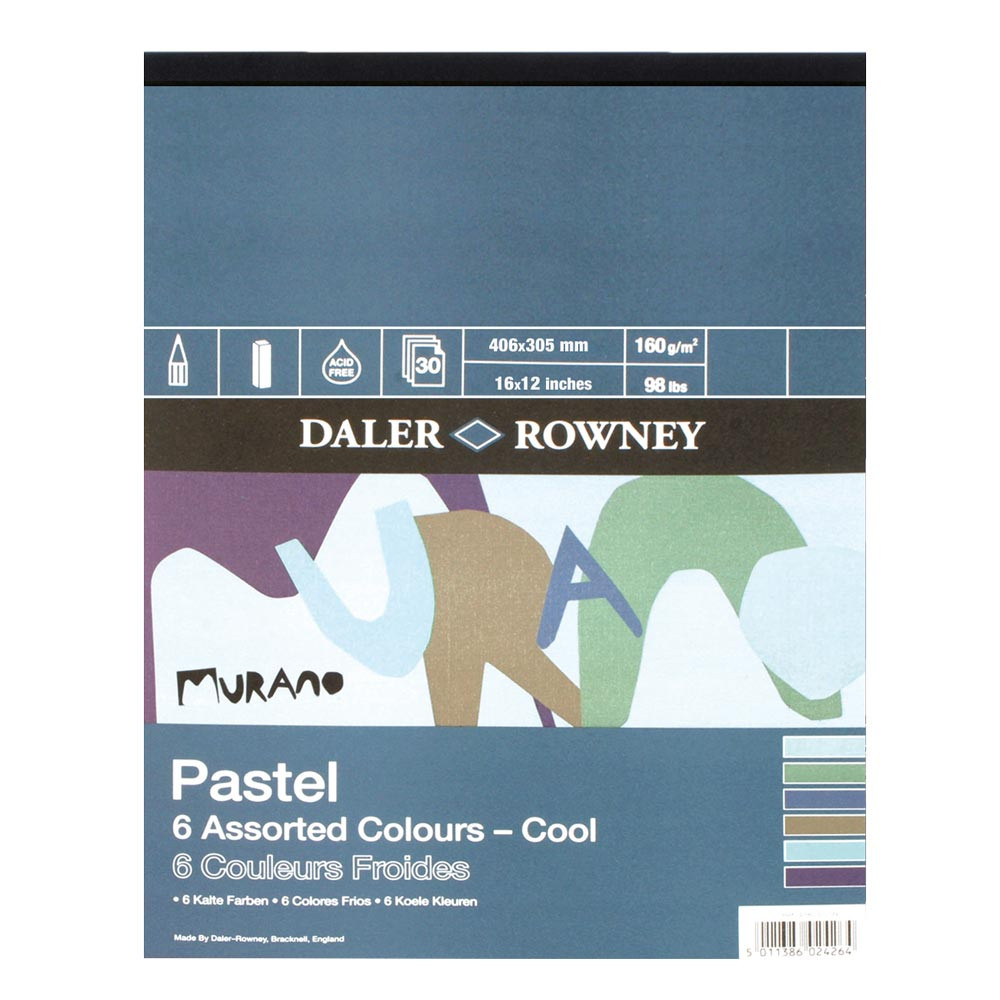 Daler Rowney Murano Pastel Pad - Cool 16" x 12"