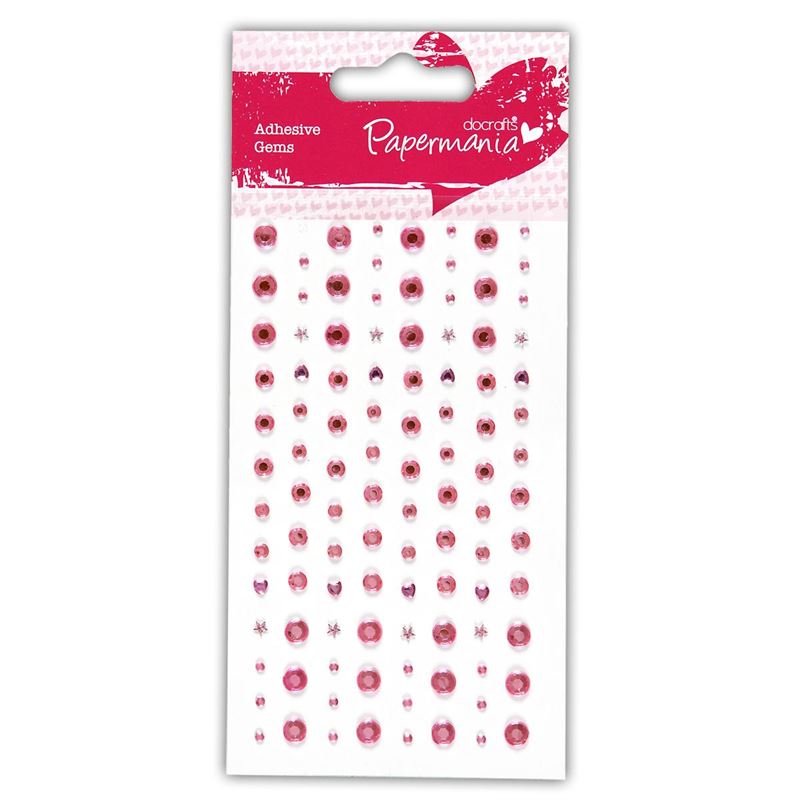 Adhesive Stones (104pcs) - Pale Pink