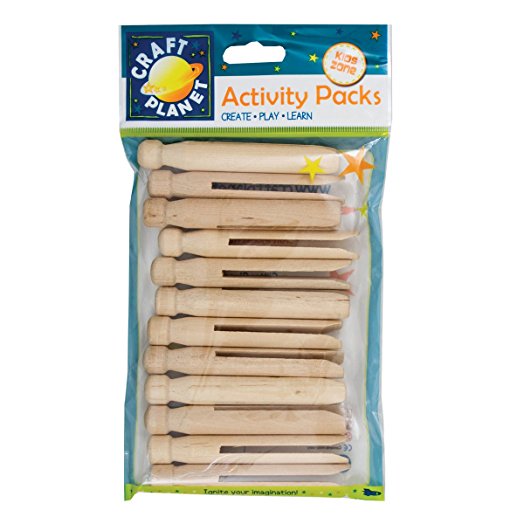 Dolly Pegs (12pcs) - Natural