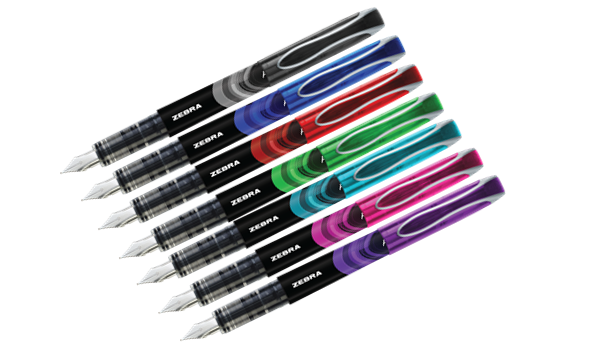 Zebra Fuente - Disposable Fountain Pen - Purple Ink