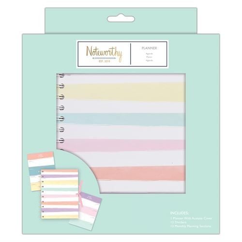 Planner Week-to-view (A5) - Pastel Hues