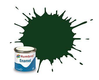 Humbrol 3 Brunswick Green Gloss - 14ml Enamel Paint 