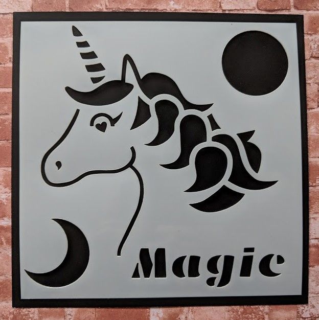 Unicorn Stencil / Mask 
