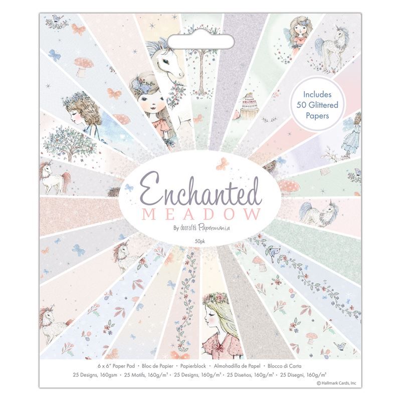 6 x 6" Paper Pad (50pk) - Enchanted Meadow