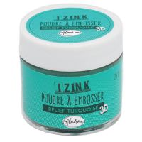 Aladine Embossing Powder - Relief Turquoise 25ml