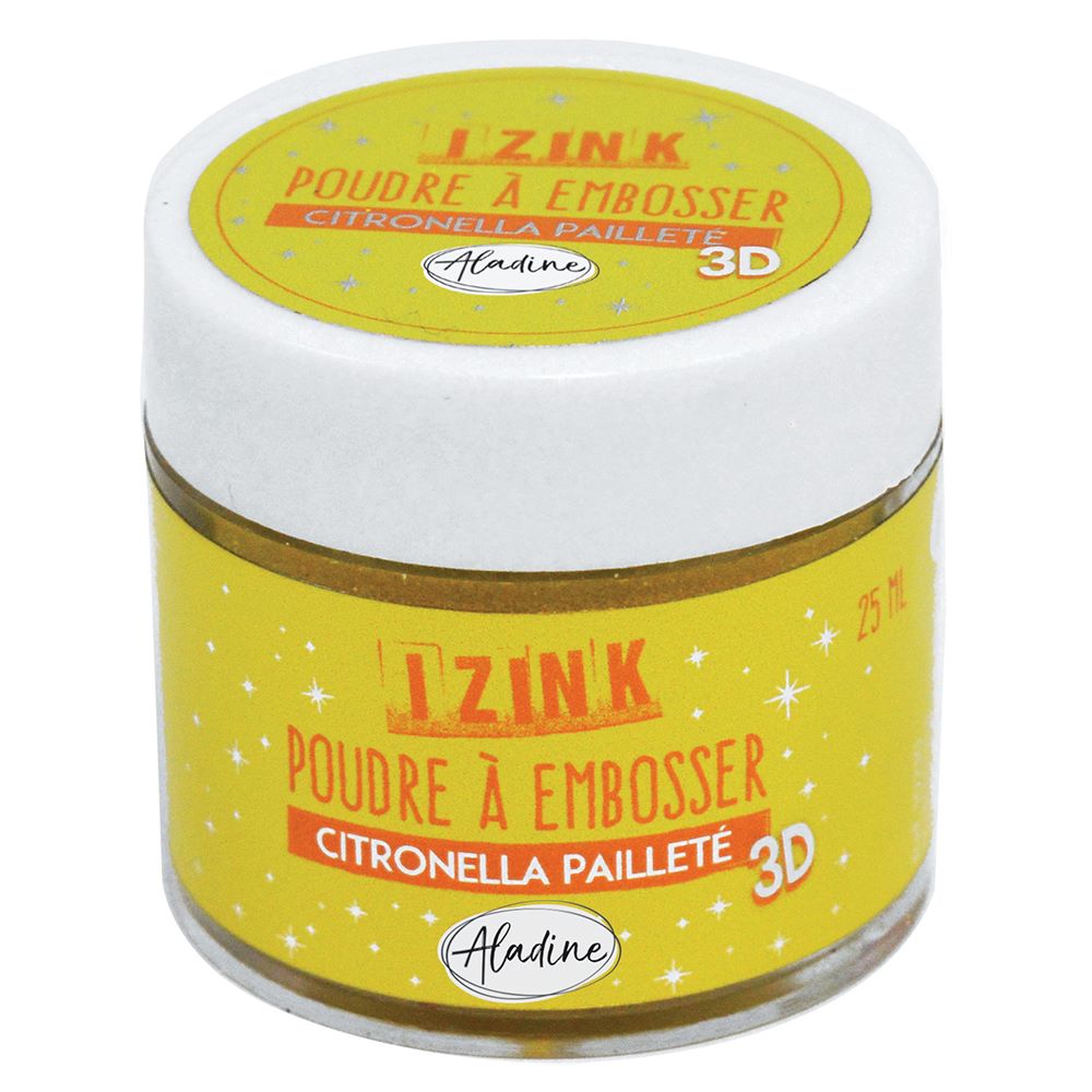 Aladine Embossing Powder - Citronella Paillete 25ml