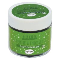 Aladine Embossing Powder - Cactus Paillete 25ml
