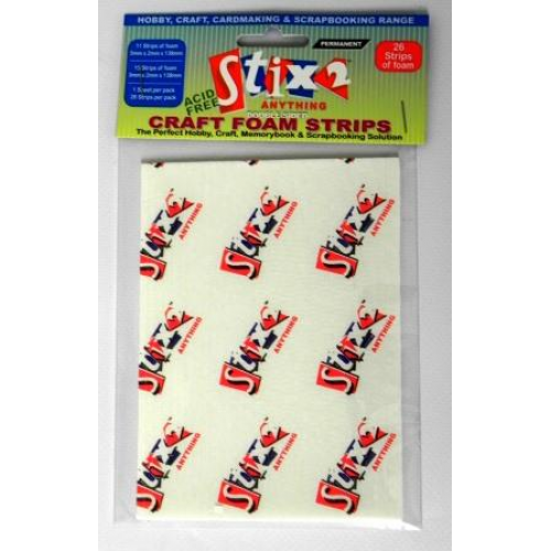 Stix 2 Craft Foam Strips - 5mm & 3mm Strips x 2mm Thick