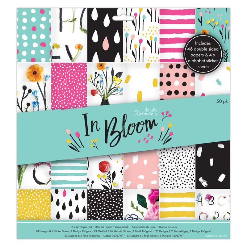 12 x 12" Paper Pad (50pk) - In Bloom