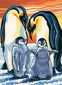 Reeves Penguin Medium Paint By Numbers