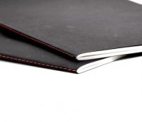 A5 Soft Sketch Book 20 Sheets Cream Paper Black Cover