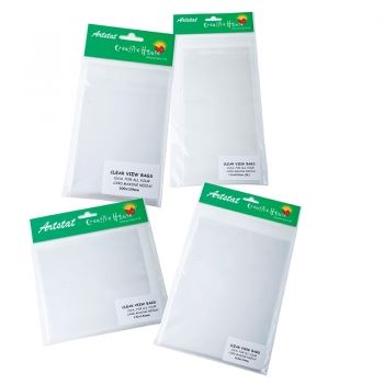 Resealable Clear View Bags C5 size 166X229mm 50's