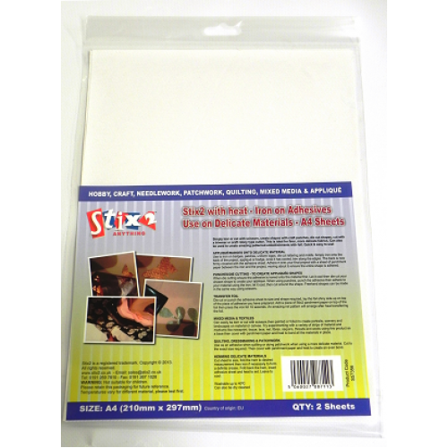 Stix2 Iron on Adhesive for Delicate Materials