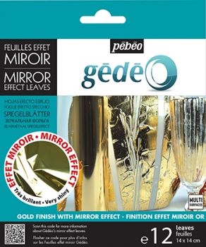 Gedeo Gold Mirror Effect 12 Leaves 14cm x 14cm