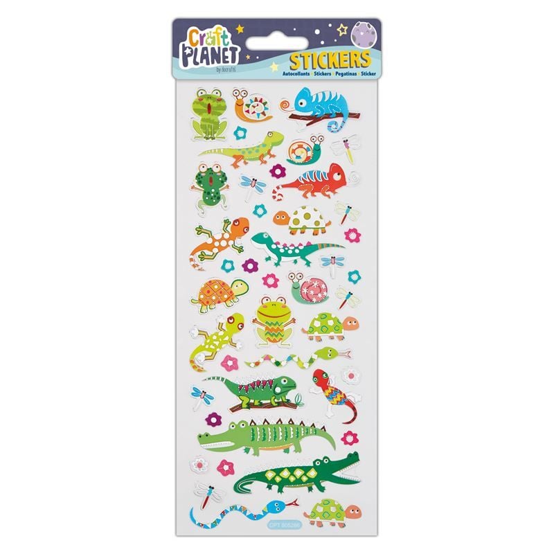 Fun Stickers - Crocs and Lizards