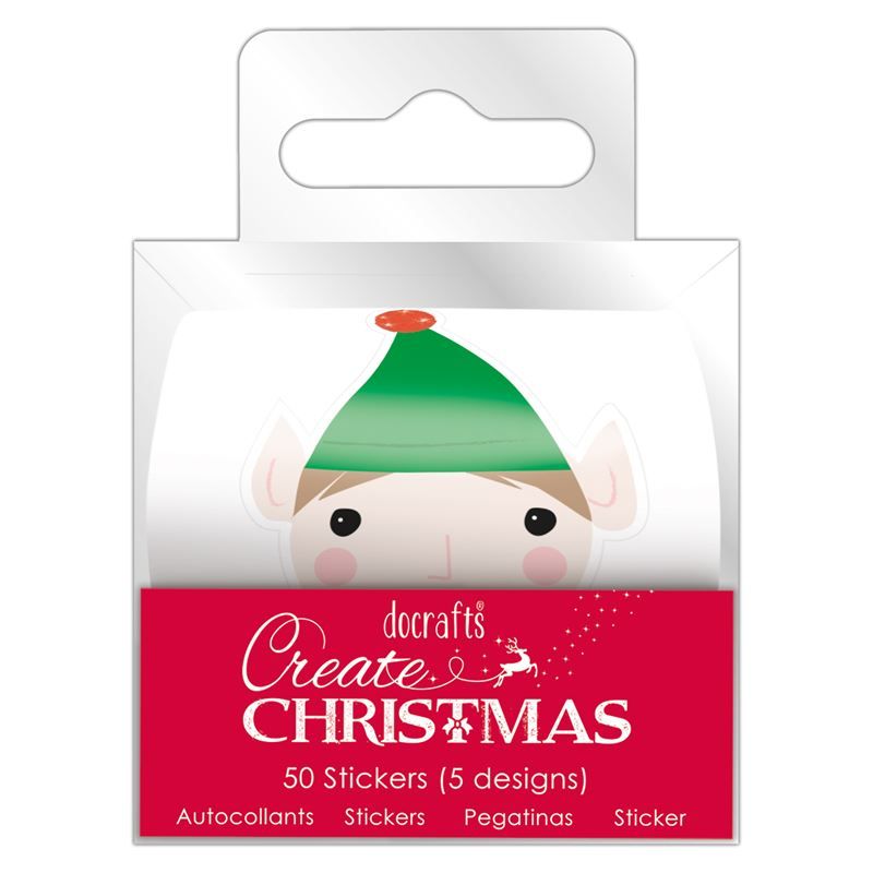 Christmas Sentiment Stickers (50 pcs) - Create Christmas